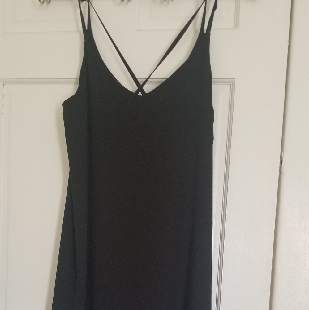 Little black silk dress